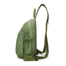 Handige nylon crossbodytas met verstelbare riem,-Groente