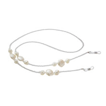 2Stk Delicate Gläserkette Hängende Halskette Brillenhalter