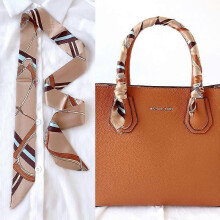Woman Skinny Silk Scarf 90cm*4cm Long Hair Strip Silk Ribbon Small Neck Scarves Bag Handle Ribbon Scarf Kerchief Ladies Tie