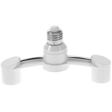 Light Socket Splitter Lamp Double Heads Light Socket Branch Adapter for Led Bulb Z