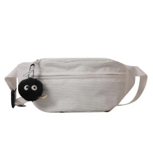 (White) 2023 NEW Fanny Pack for Women Girl Crossbody Waist Pack Chest Bags Fashion Corduroy Bags Versatile Solid Color Waist Bag brown