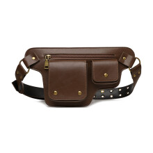 Fashion Waist Packs Bag Leather Everywhere Belt Bag Shoulder-K