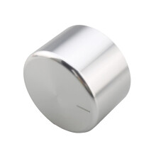 Nauwkeurige volumeregelaar Aluminium volumeknopkap 35X22-Zilver