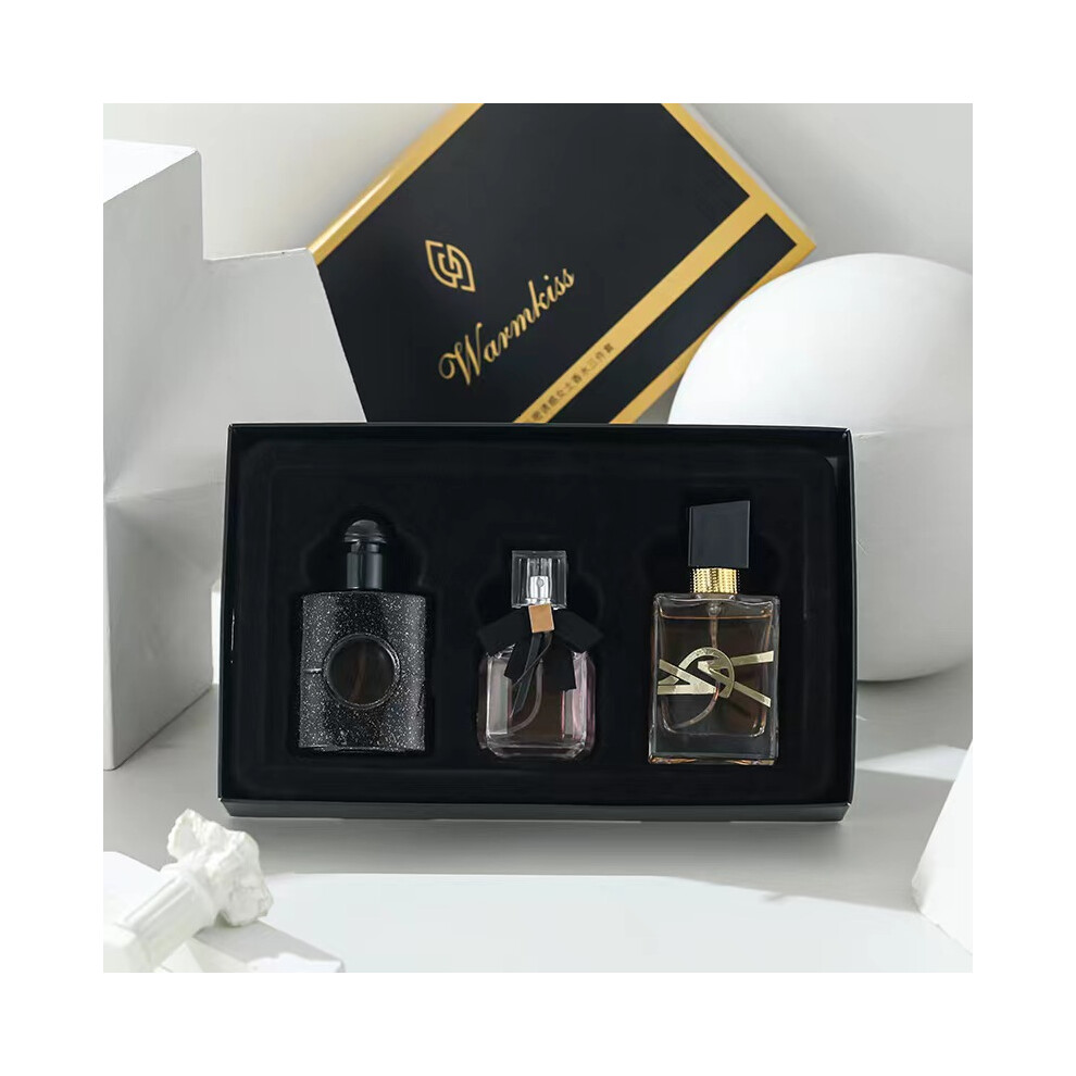 Private Brand Black (Free Party Three-Piece Set 90Ml) Women's Perfume Gift Set, 3-Piece Set: Opium, Libre, Mon Paris Ladies Perfume