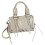 Contemporary Tassels Design Work Bag Handheld Single-White 1