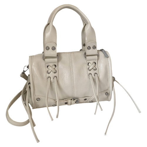Contemporary Tassels Design Work Bag Handheld Single-White