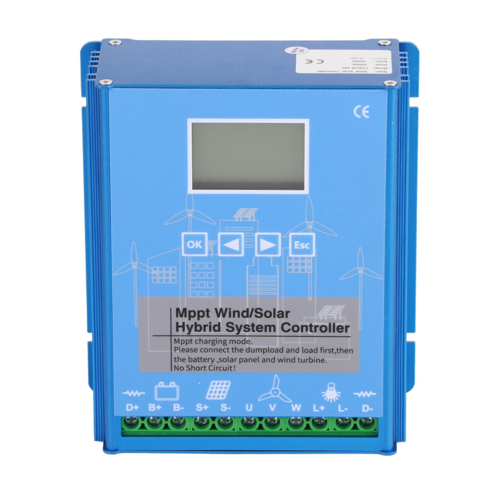 MPPT Controller Wind Solar 24V 48V LCD