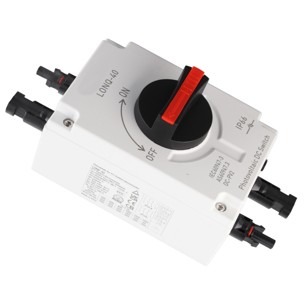 PV DC Isolator Switch IP66 32A 1500V 4P