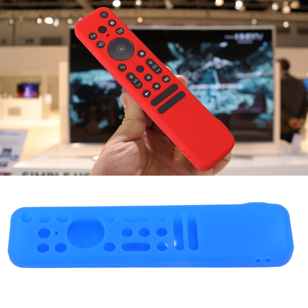 Skin-Friendly Silicone Cover For Tv Remote Blue 7340572421883