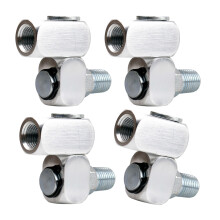 4Pack Durability Aluminum Pneumatic Rotary Fitting 360 Degree-2