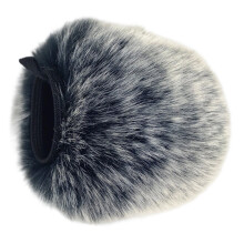 Flocking Foam Windscreen Tailored For GO II Mics-black white