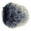 Flocking Foam Windscreen Tailored For GO II Mics-black white 1