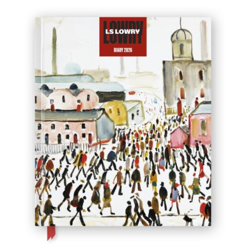 L.S. Lowry 2026 Desk Diary Planner Week to View Illustrated throughout