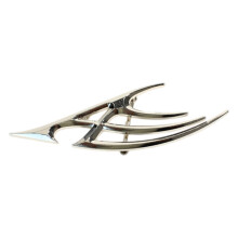 Geometric Belt Buckles for Men Women Punk Unique Cool- silver