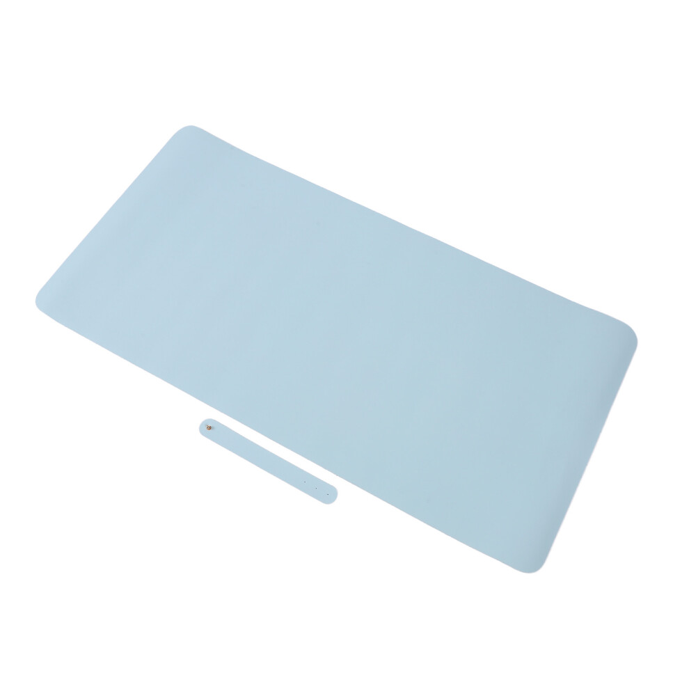 Large 90x45cm Leather Work Mat Light Blue
