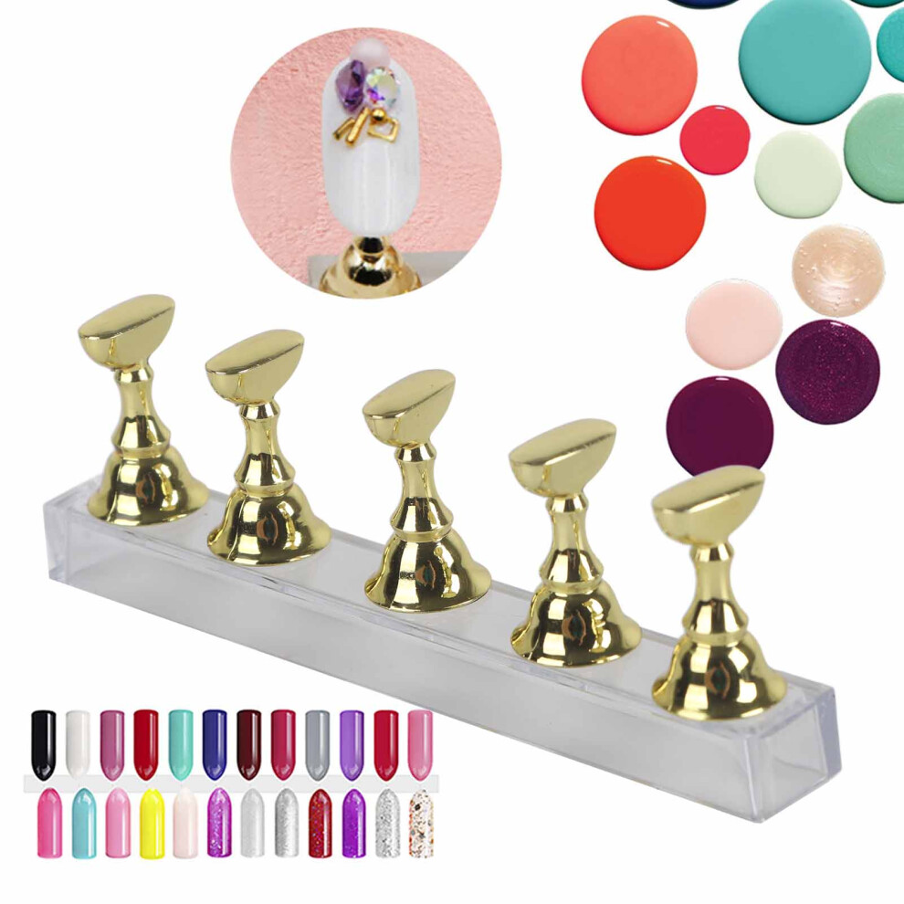 Nail Art Display and Practice Stand