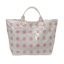 Moderne PVC-Dot-Tragetasche mit schnell zugänglicher,-Rosa