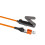 Cordon de charge rapide rapide 65W avec câble- ou couleur ange 1