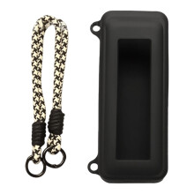 Housse en silicone résistante aux chocs pour adaptateur-Noir