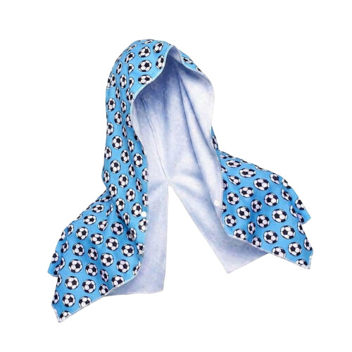 Serviette de sport multifonctionnelle avec sensation-bleu clair