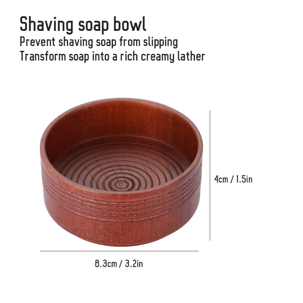 Wooden Shaving Lather Bowl