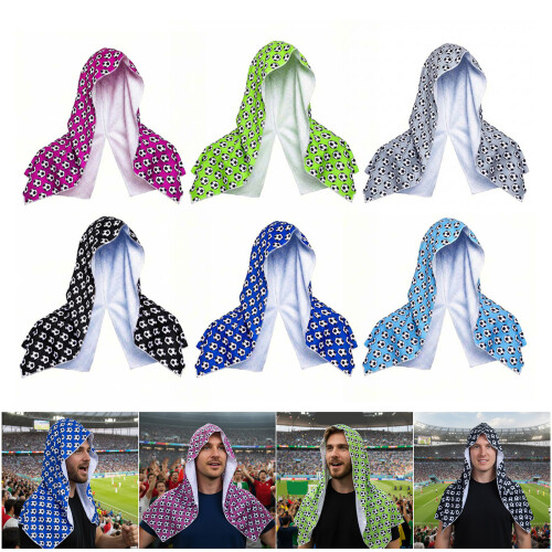 Adjustable Neck Gaiter Sweat Cloth Chill Cooling Effect-Gray 2