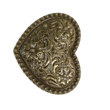 Replacement Belt Buckle Retro Unique Metal-Bronze love carving