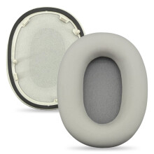 Lambskin Earphone Sponge Cover Ear Pad Cushion Earmuffs-Gray
