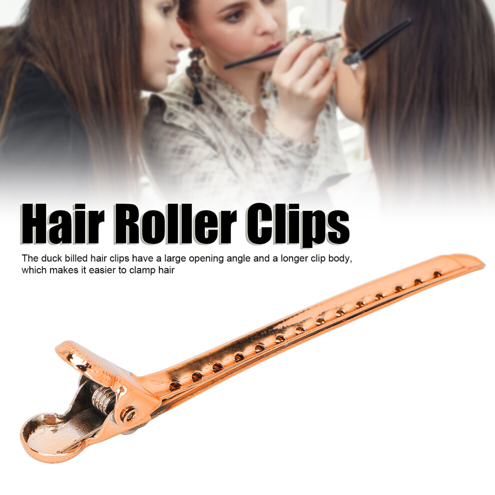 Gold Rose Duck Billed Clips 12Pk