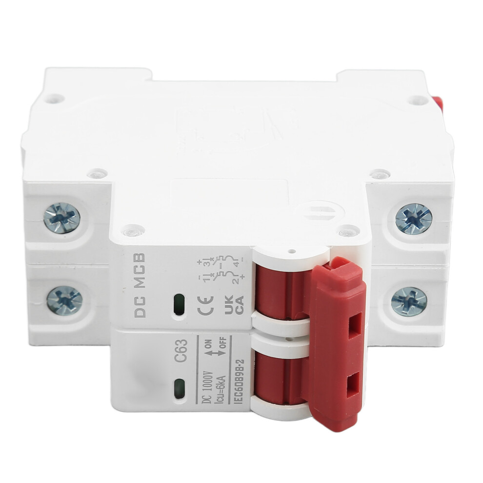 DC 1000V 63A MCB 2P Circuit Breaker