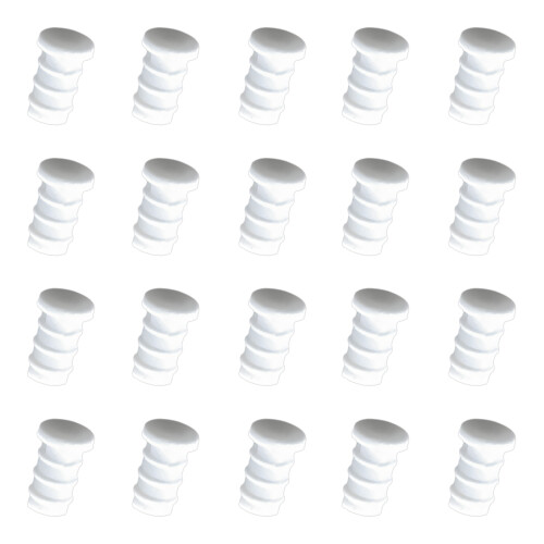 Multipurpose 3.5mm Port Protectors Blocks Dusts From-White