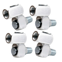 4Pcs Light weight Aluminum Pneumatic Rotary Adapter 360-2