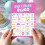 Carte de bingo d'anniversaire interactive, idéale pour les fêtes 6