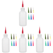 4Sets Praktische Nadelflaschen Mit Kunststoff & Metall Spitze