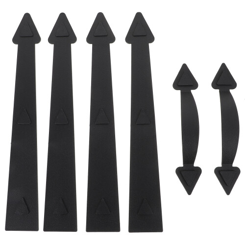1Set Garage Tür Dekorationsset Magnetische Scharniere