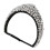 Classical Baroque Design Headband With Sparkling-White 1