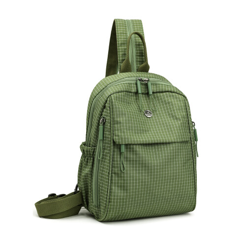 Sac à dos de capacité Convertible, sac de poitrine, sac à-Vert