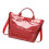 Practical Check Design Beach Bag Lightweight PVC Shopper-Red 1