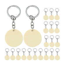 1Set Multi Kleur Sleutelhanger Blanks Voor Creatieve Decoratie