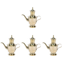 4St Boeddhistische Koperen Decanter Gouden Waterpot Voor Aanbidding