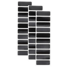 Masteelf 30 Stks Lichtblokkerende Sticker 3,00x1,00x0,10 Cm Zwart