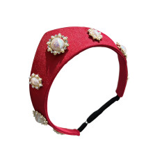 Elizabethaanse hoofdbanden Hoofddecoratie Trendy-Rood