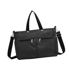 Fashionable Shoulder Bag Nylon Crossbody Purse for Women-Black