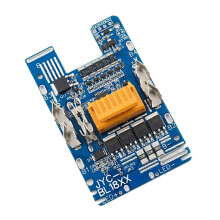 18V batterijbeheersysteem met temperatuur- en-Blauw zonder draad