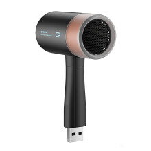 Mini USB-ventilator Handventilator met 3 instelbare-Zwart