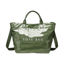 Strandtas met grote capaciteit, schaakbordprint, PVC-Groente