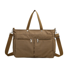 Elegant Underarm Bag for Women Nylon Crossbody Shoulder-brown