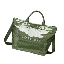 Practical Oversized Checker Handheld Bag Suitable For-Green