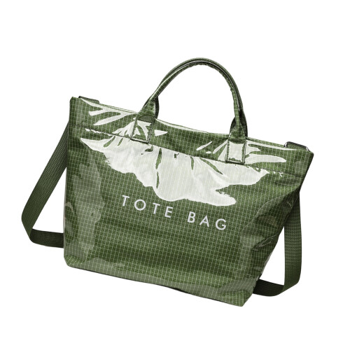 Practical Oversized Checker Handheld Bag Suitable For-Green