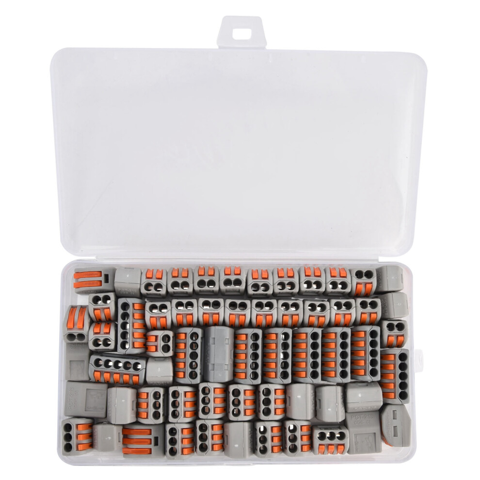 60Pcs Quick Connect Lever Wire Connectors